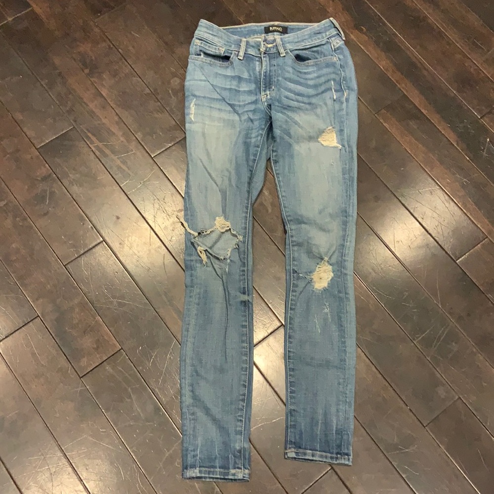 Mid rise skinny stretch Buffalo jeans